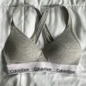 Calvin Klein small cross back bra